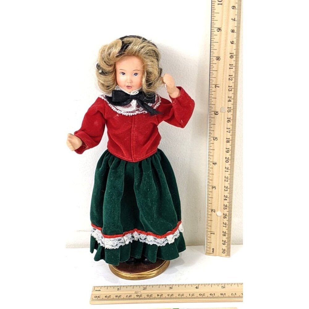 Christmas Doll  9 Inch High Blonde Hair 67f